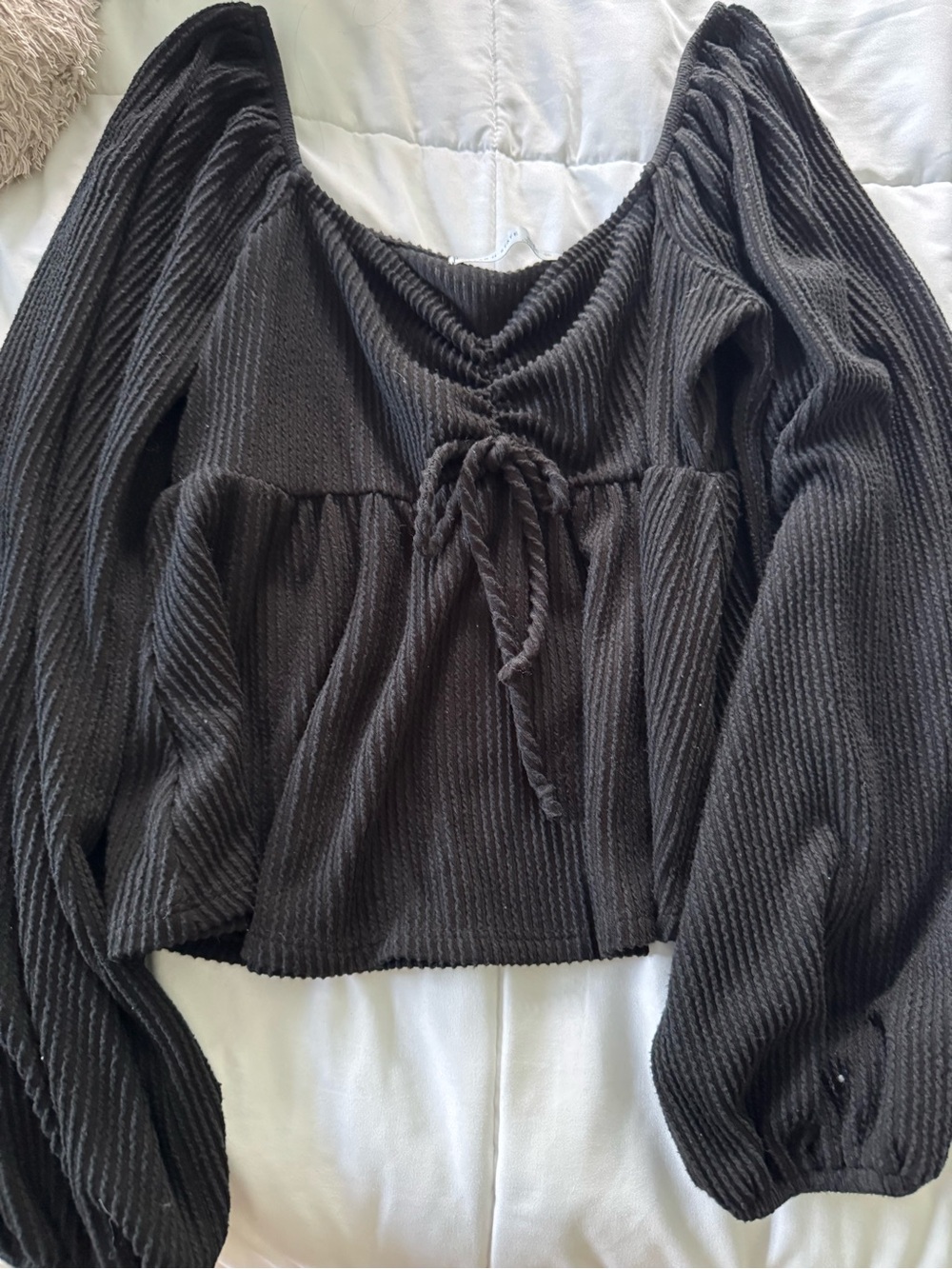 Altar'd State ribbed babydoll blouse